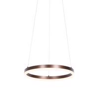 Design függőlámpa bronz 40 cm LED-del 3 fokozatban szabályozható - Anello