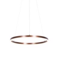 Design függőlámpa bronz 60 cm LED-del 3 fokozatban szabályozható - Anello