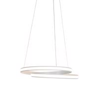 Modern függőlámpa fehér 55cm LED-del - Rowan