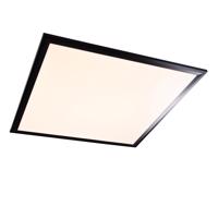 Modern LED panel fekete 44,5x44,5 cm, beépített LED-del, dim to warm funkcióval - Akkie